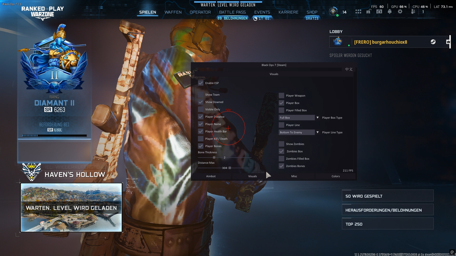 Kernaim warzone cheat